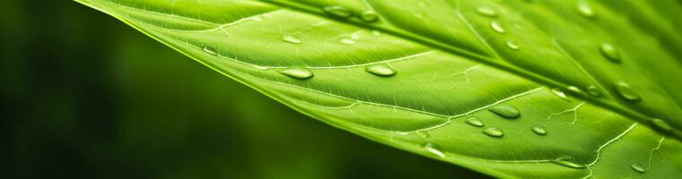 ai generato verde foglia natura sfondo. ai generato foto