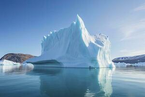 ai generato iceberg nel Groenlandia. ai generato foto