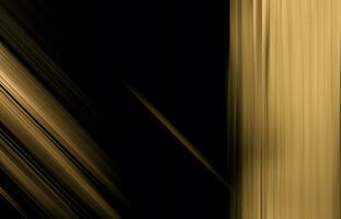 astratto nero e oro siamo leggero con bianca il pendenza è il superficie con modelli metallo struttura morbido Linee Tech diagonale sfondo oro buio elegante pulito moderno. foto
