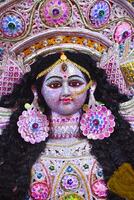 devi Durga è il feroce e compassionevole indù dea, incarnazione di forza e divine grazia foto