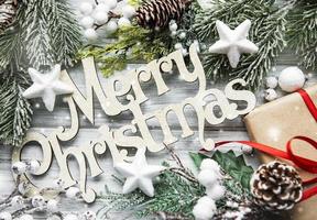 buon natale testo e decorazioni natalizie
