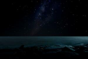 cielo e stelle a notte foto