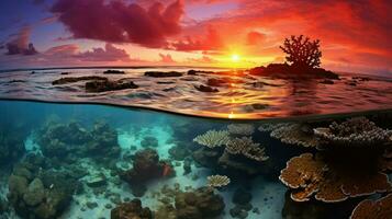 ai generato biodiversità toppa barriere paesaggio foto