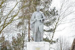 monumento per un sconosciuto soldato nel il parco foto