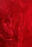 verticale rosso bagliore astratto sfondo. rendere su concetto.bellissimo macchie di liquido chiodo lacche.fluide arte, versare pittura tecnica.orizzontale striscione, lattina essere Usato come fondale per Chiacchierare. foto