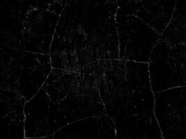 Cracked Esposto alle intemperie calcestruzzo parete graffiare grunge struttura su nero sfondo per copertura foto