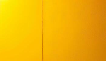 ai generato giallo dipingere su un' parete con un' giallo sfondo foto