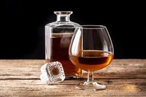 cognac o bevanda al whisky foto