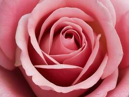 ai generato San Valentino giorno romanza cuore sagomato rosa, amore concetto foto