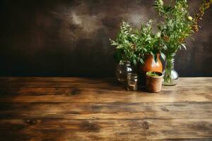 ai generato foto di cibo ingredienti con un' cucina tavolo sfondo professionale pubblicità cibo fotografia