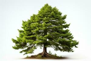ai generato pino alberi crescere grande e lussureggiante professionale fotografia foto