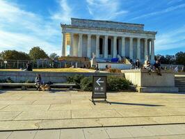 Washington, dc, Stati Uniti d'America - 16.12.2023 Lincoln memoriale nel centro Washington. foto