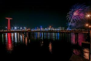 coney isola a notte foto