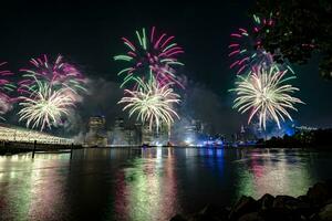 luglio 4 ° macy's fuochi d'artificio nel nuovo York foto