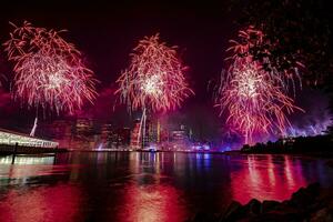 luglio 4 ° macy's fuochi d'artificio nel nuovo York foto