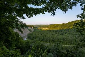 letchworth stato parco grande piegare Overlook foto