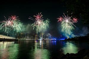 luglio 4 ° macy's fuochi d'artificio nel nuovo York foto