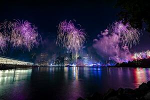 luglio 4 ° macy's fuochi d'artificio nel nuovo York foto