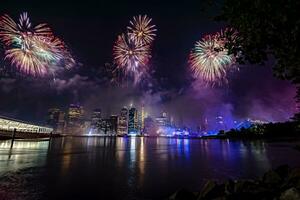 luglio 4 ° macy's fuochi d'artificio nel nuovo York foto