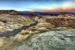 bellissimo paesaggio nel parco nazionale della valle della morte, california foto