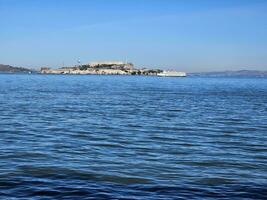 Visualizza di Alcatraz isola a partire dal forte muratore porta nel san Francisco California foto