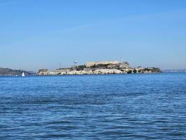 Visualizza di Alcatraz isola a partire dal forte muratore porta nel san Francisco California foto