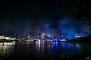 luglio 4 ° macy's fuochi d'artificio nel nuovo York foto