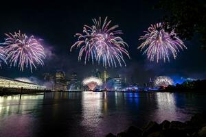 luglio 4 ° macy's fuochi d'artificio nel nuovo York foto