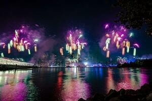 luglio 4 ° macy's fuochi d'artificio nel nuovo York foto