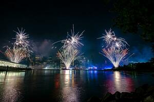 luglio 4 ° macy's fuochi d'artificio nel nuovo York foto