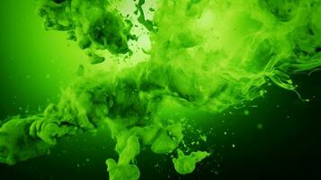 ai generato verde colore spruzzo sfondo foto