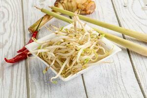 asiatico cucina miscuglio fagiolo germoglio foto