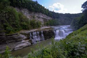 letchworth stato parco inferiore cascate foto