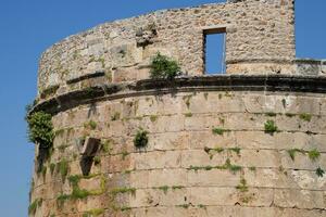 hidirlyk fortezza, antalya punto di riferimento, tacchino. fortezza era Usato come un' faro. foto