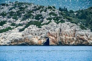 il rovine di il città di mira, kekova foto