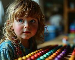 ai generato margie lachman casa apprendimento per bambini piccoli, diverso formazione scolastica e insegnanti giorno Immagine foto