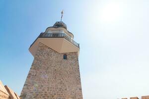 punti di riferimento di Istanbul. Torre di kiz kulesi alias di fanciulla Torre. foto