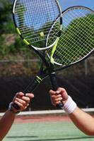 tennis Giocatori racchette foto