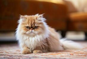 ai generato popolare persiano giocoso gattino gatto razza foto