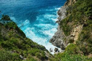 viaggio nel Italia. amalfi costa con il mare foto