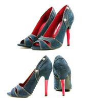 moda femmina jeans scarpe foto