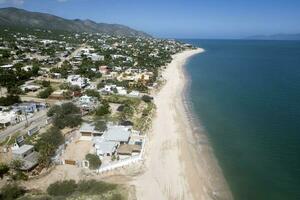 EL argento spiaggia la ventana baja California sur Messico aereo Visualizza panorama foto