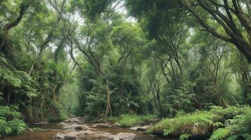 ai generato avventura natura sfondo foto