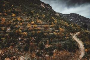 montagne autunno paesaggio foto