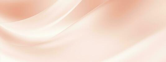 ai generato leggero pallido tenero pesca rosa beige bianca seta raso tessuto. elegante lusso astratto sfondo per foto