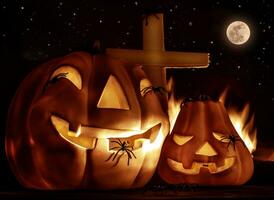 raccapricciante Halloween notte foto