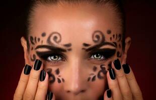 bellissimo Halloween trucco foto