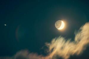 notte di un' Luna eclisse foto
