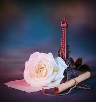 amore lettera nel Parigi foto