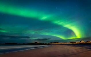 settentrionale luci, Norvegia foto